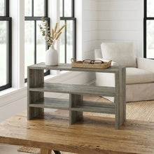 French Oak Desk Top Organizing Shelf Bookcase for Home Storage