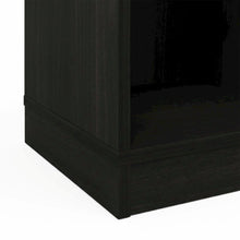 Irregular 3-Cube Bookcase with Espresso Finish, Storage Organizer, Modern Design
