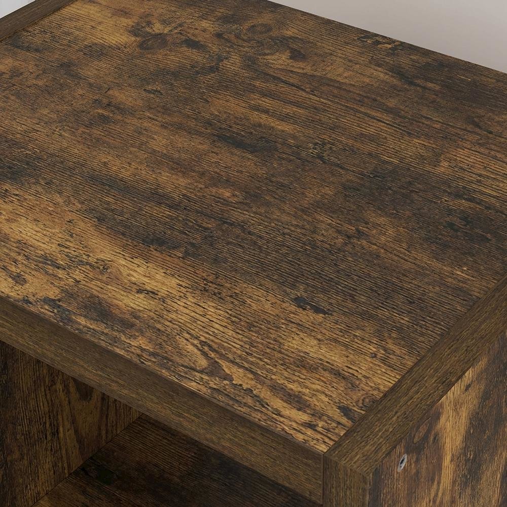 Wood Bookcase with Stable Design for Home or Office Use