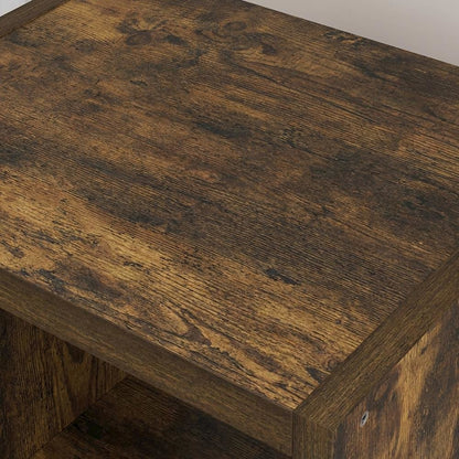 Wood Bookcase with Stable Design for Home or Office Use