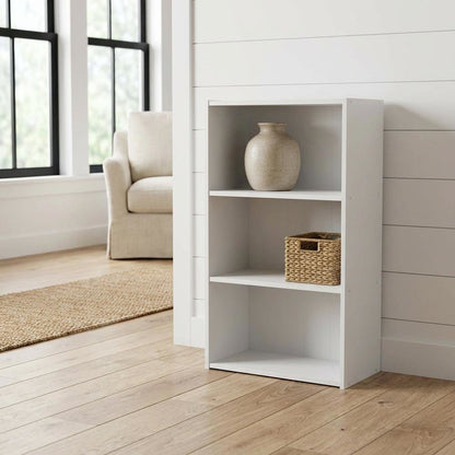 Wooden Bookcase in Finish for Living Room Storage