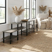Wooden TV stand for 80 inch TVs with modern design and sturdy build