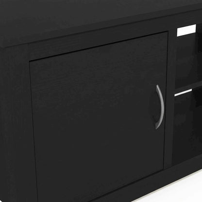 Wooden TV Stand for 65 Inch Screens with Storage and Modern Design