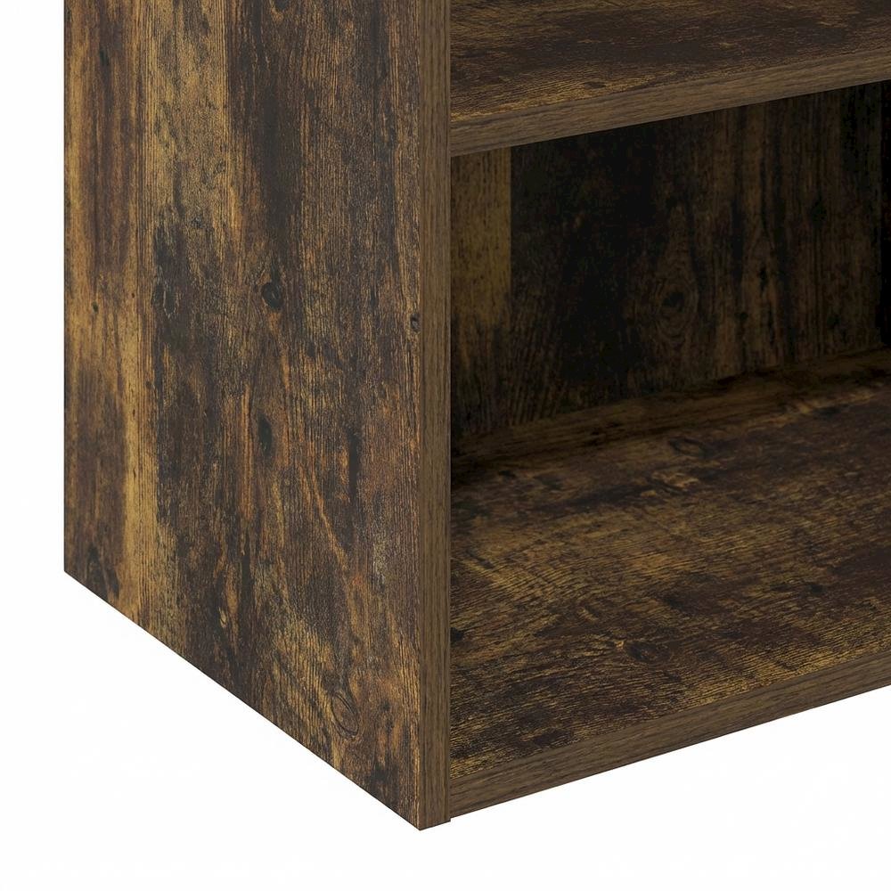 Amber Pine 5-Tier Open Shelf Bookcase with Versatile Storage Solution