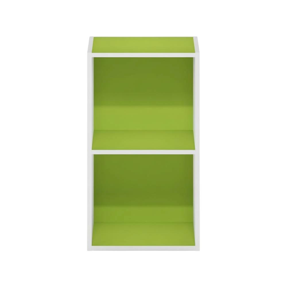 Storage solution with 2 open tiers, suitable for living room or office