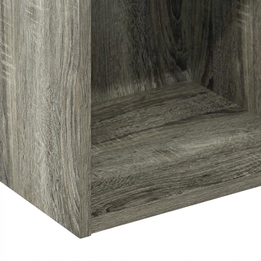Wood Bookcase with Spacious Shelves and Stylish Finish
