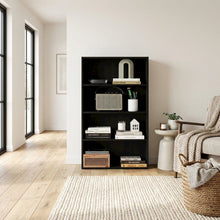 Wooden bookcase with sleek design, sturdy construction, and versatile storage
