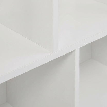 Wooden bookcase with spacious shelf storage for home or office use