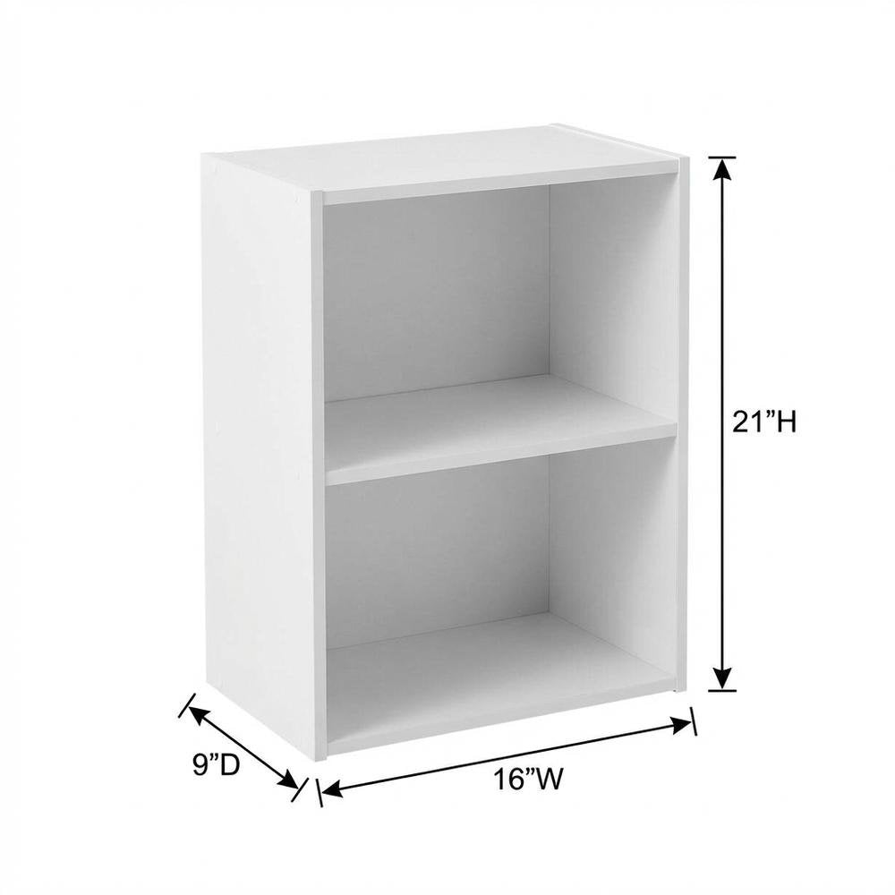 Wooden 2-Tier Open Shelf Closet and Clothing Storage Organizer, multipurpose use