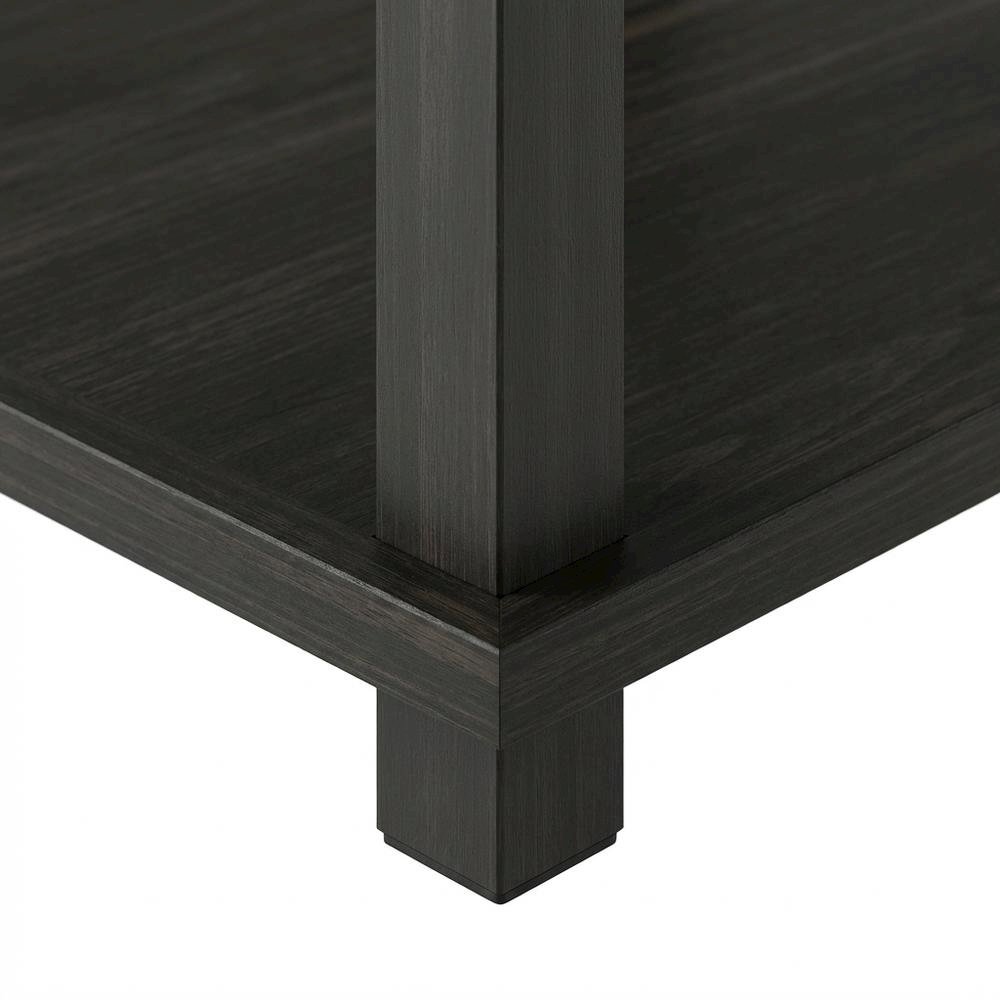 Espresso Nightstand Set with Wooden Finish and Compact Design