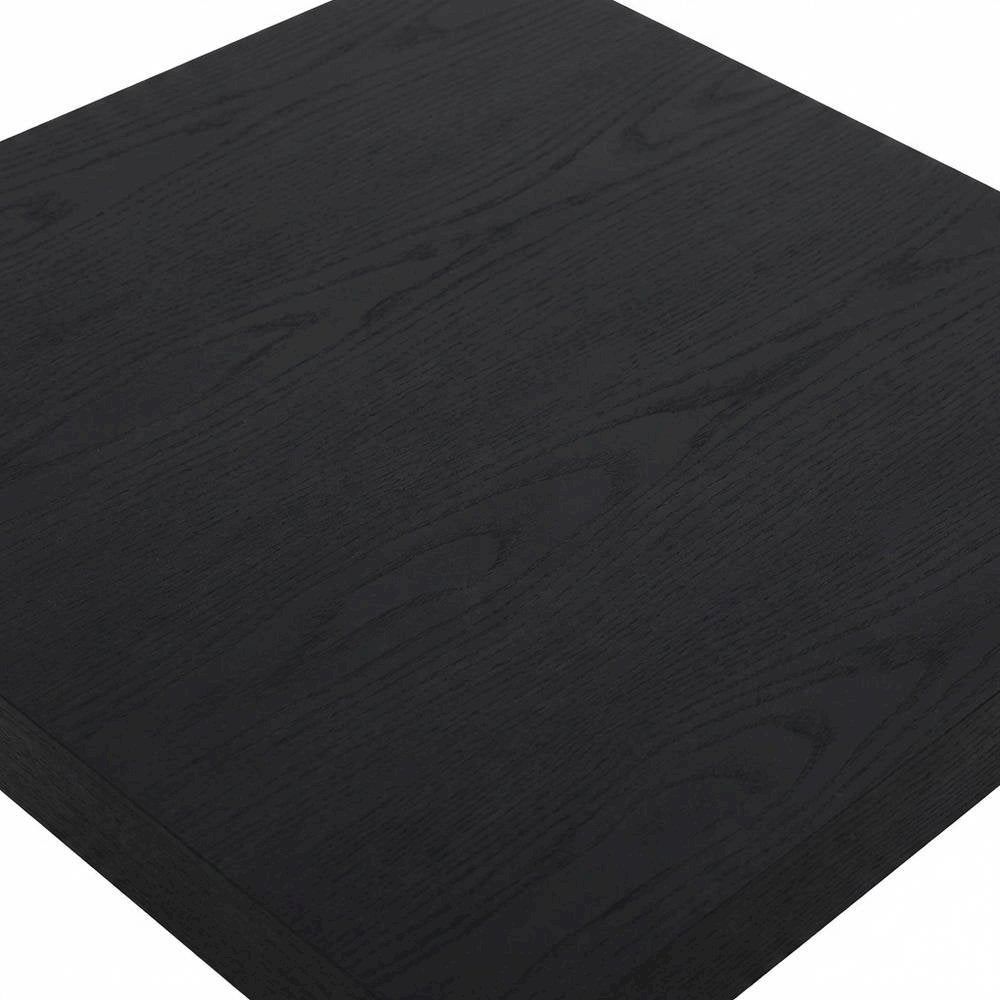 Black, Side Table, Quality Build, Durable Wood Frame