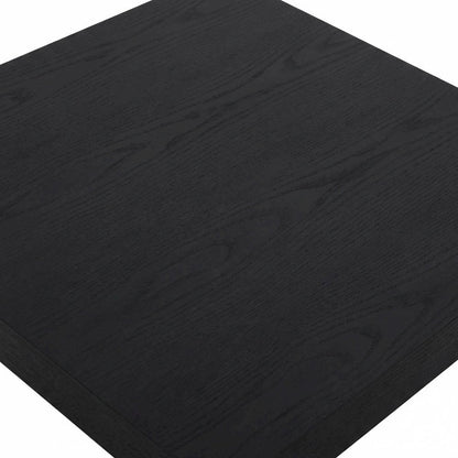 Black, Side Table, Quality Build, Durable Wood Frame