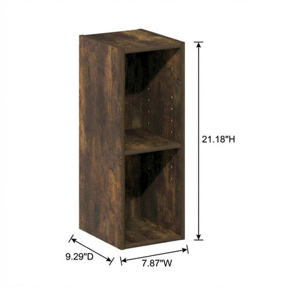 Laminated Engineered Wood Bookcase with Spacious Shelves for Storage