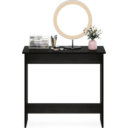 Black Wooden Office Desk with Storage, Writing Desk and Study Desk Design
