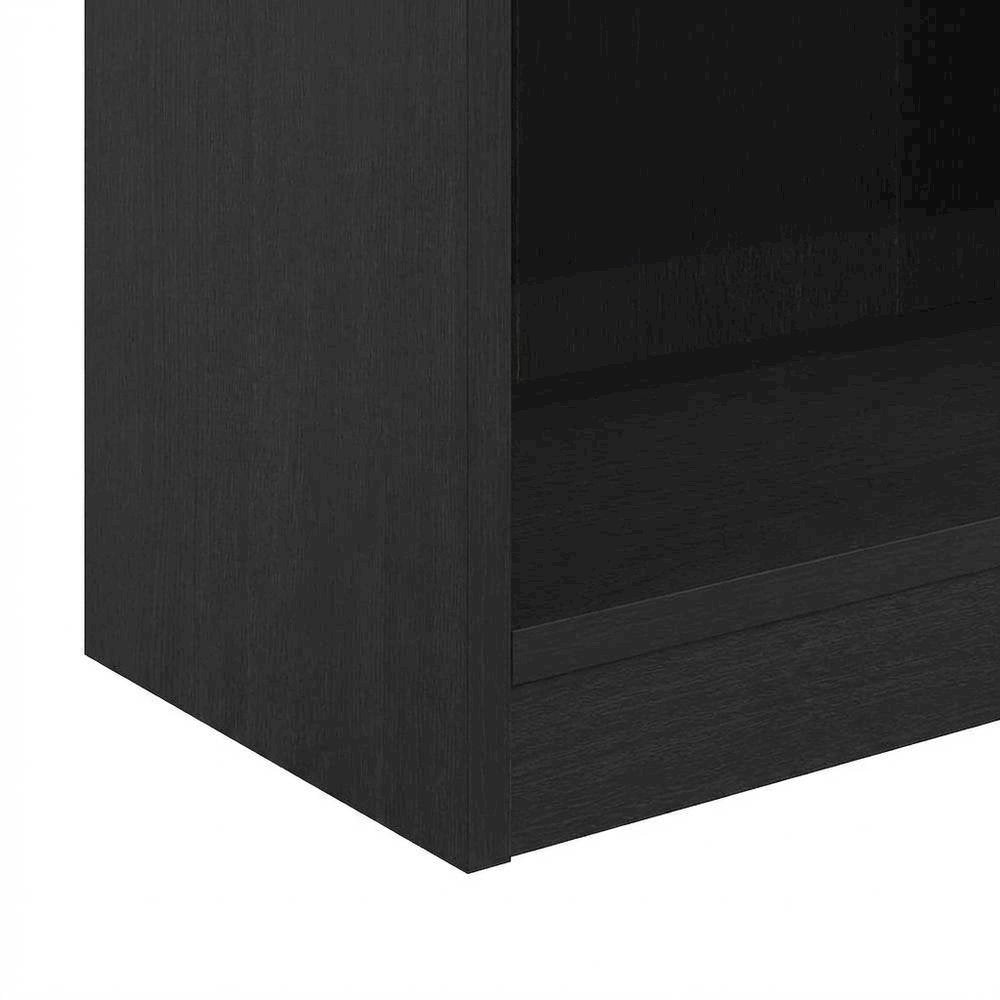 Blackwood 3-Tier Adjustable Shelf Bookcase with Durable Wooden Finish