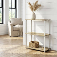 Wooden bookcase with open shelving for versatile storage