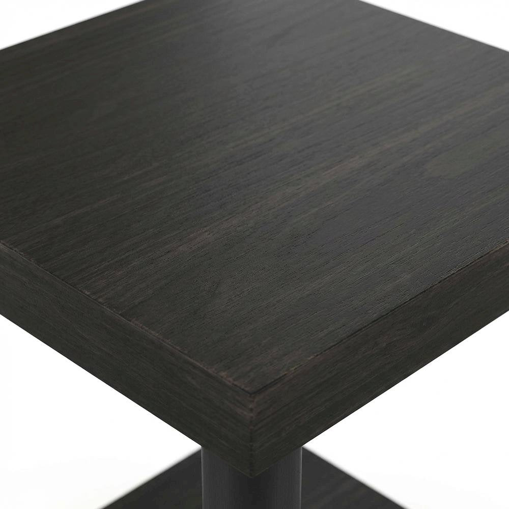 Espresso, End Side Table, Open Shelf, Quality Build
