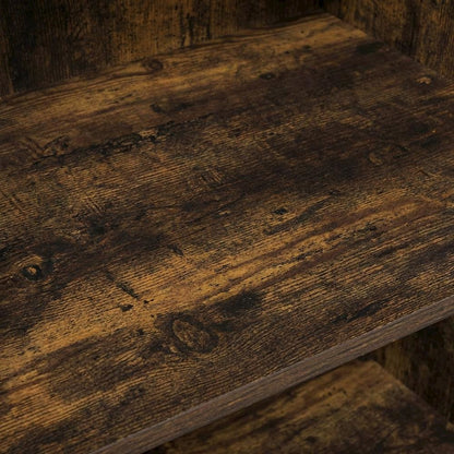 Wooden bookcase with simple design and sturdy structure