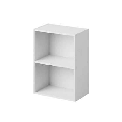 Wooden 2-Tier Open Shelf Closet and Clothing Storage Organizer, multipurpose use
