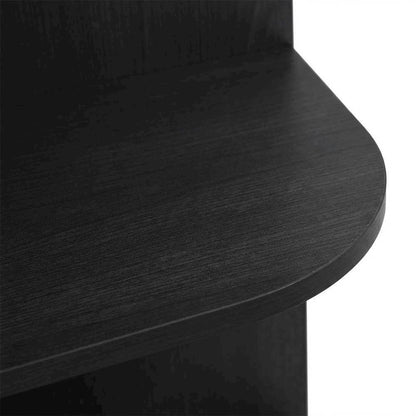 Blackwood 5-Tier Corner Open Shelf Bookcase with Spacious Storage