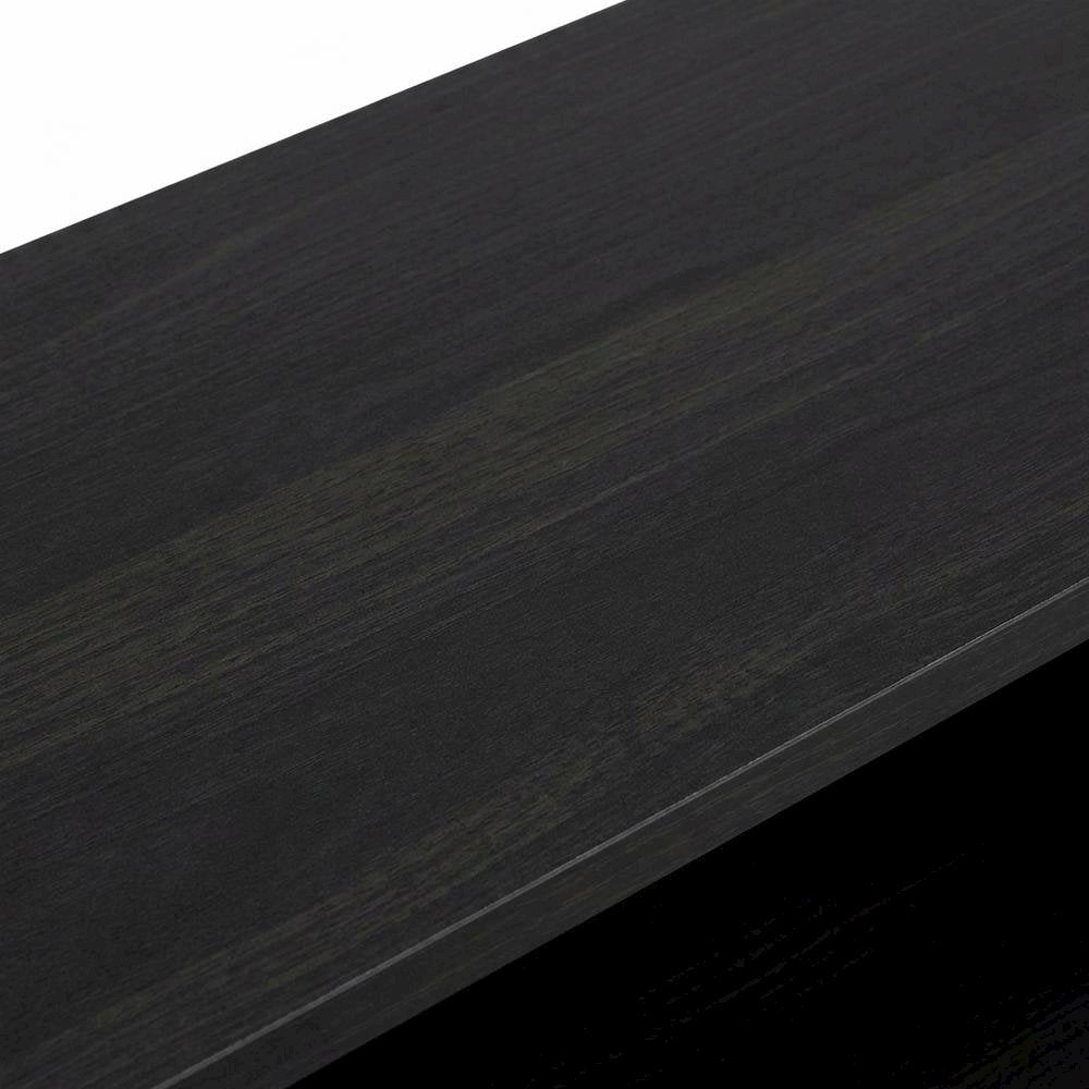 Wooden bookcase with clean design, versatile storage solution