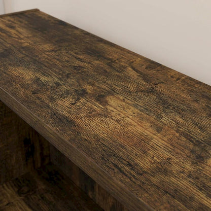 Wooden Bookcase with Sturdy Construction and Space-Saving Design