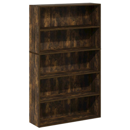 Amber Pine 5-Tier Open Shelf Bookcase with Spacious Multi-Level Storage