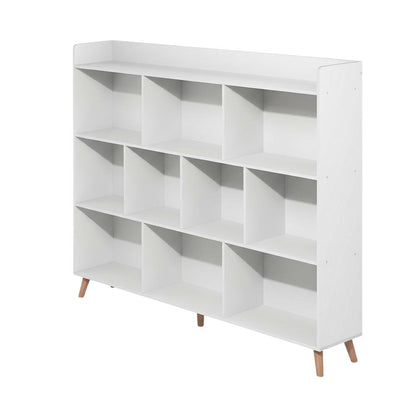 Bookshelf with Engineered Wood Finish for Home Office and Living Room