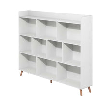 Bookshelf with Engineered Wood Finish for Home Office and Living Room