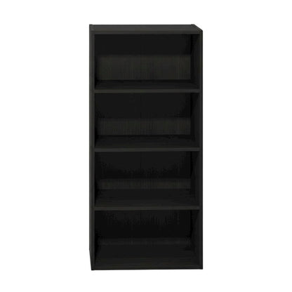 Wooden bookcase with sleek design for organized storage