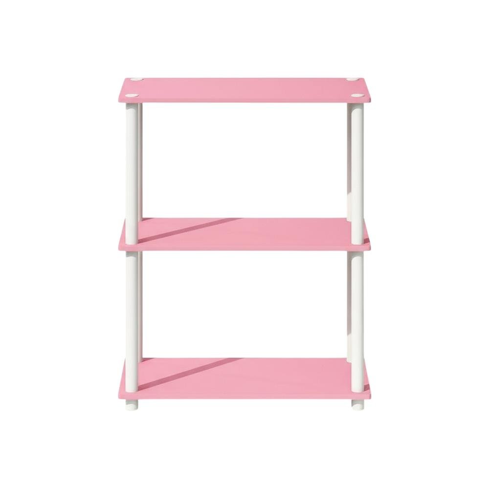 Wooden bookcase with open storage shelves for modern home decor