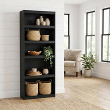 Blackwood 5-Tier Shelf Bookcase with Ample Storage and Sturdy Wood Construction
