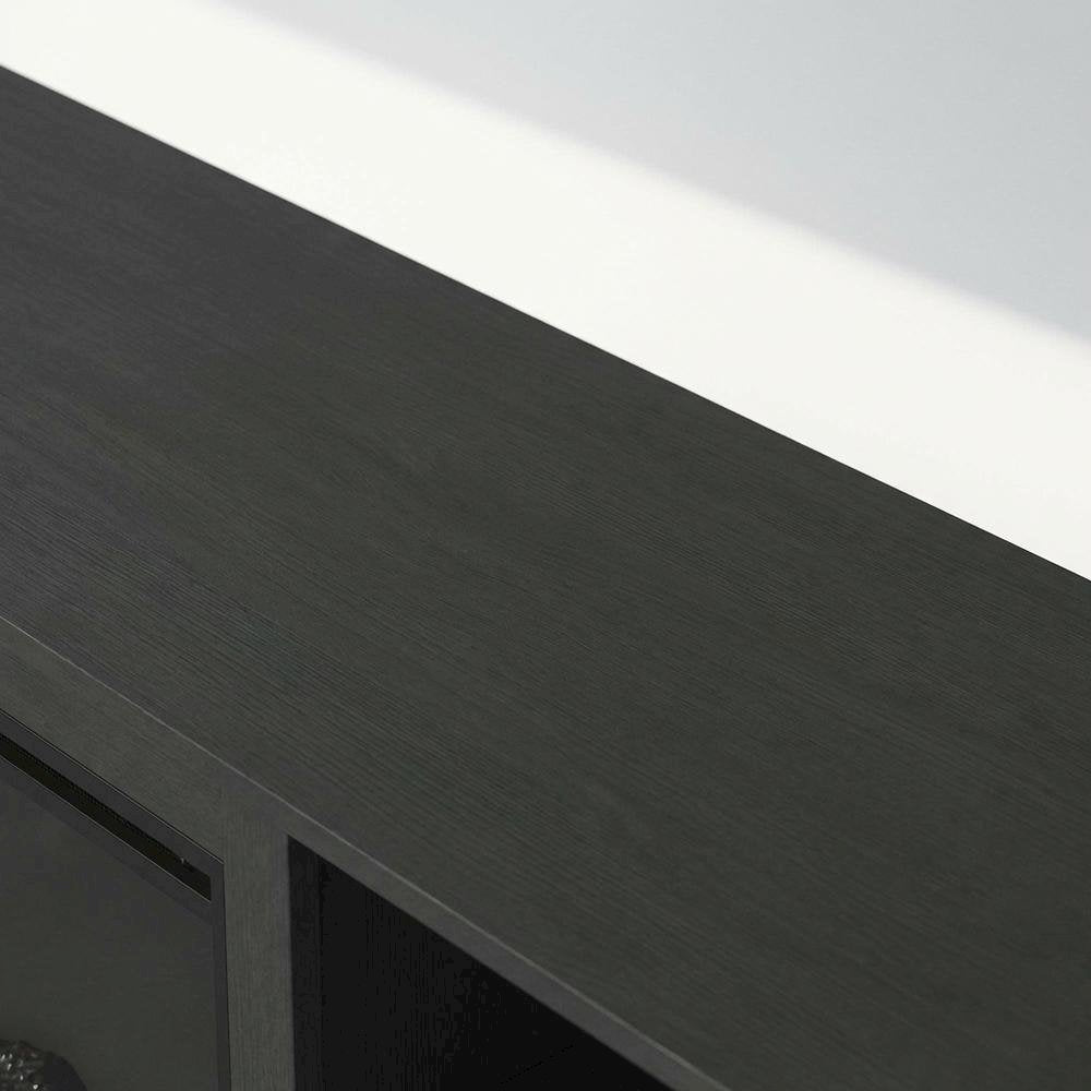 Brown Electric Fireplace TV Stand with Storage for 60-Inch TVs
