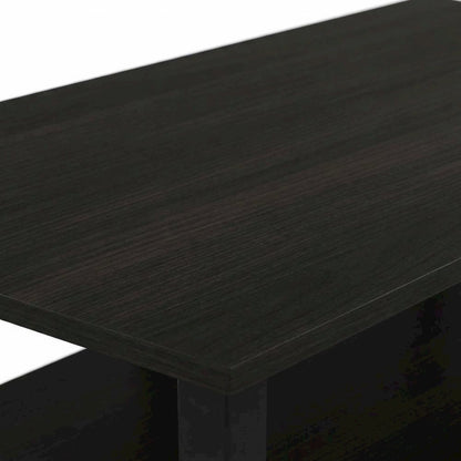 Wood TV stand with Espresso/Black finish for screens up to 40 inches