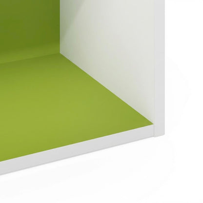 Storage solution with 2 open tiers, suitable for living room or office