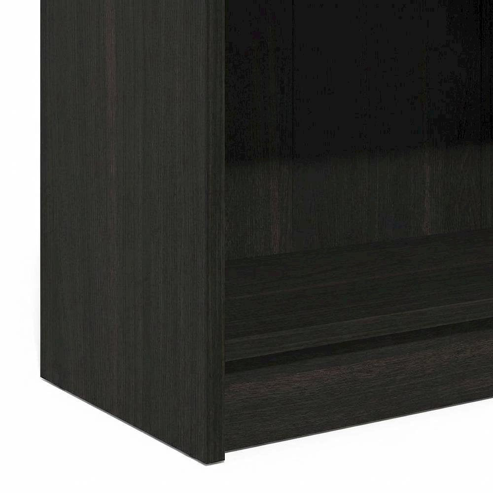Wooden bookcase with sturdy frame for home organization