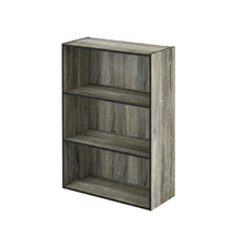 Wooden bookcase with simple design for home or office storage