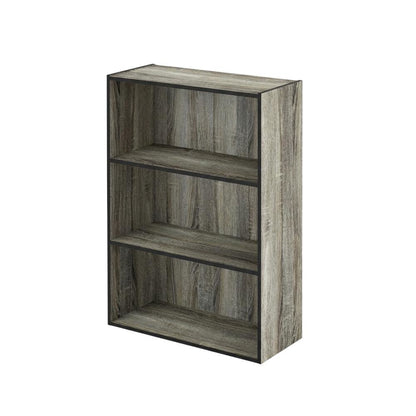Wooden bookcase with simple design for home or office storage