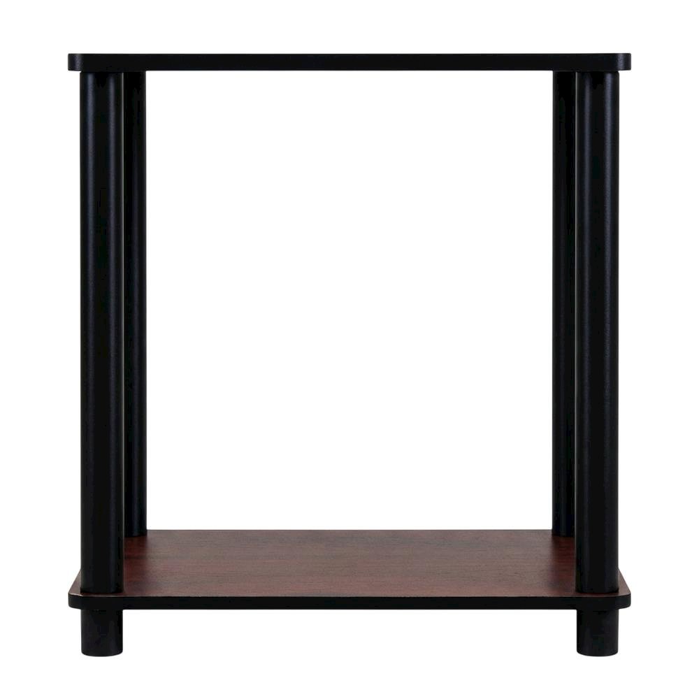 Corner Shelves End Tables, Set of 2, Space-Saving Wooden Design
