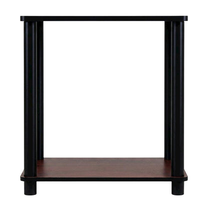 Corner Shelves End Tables, Set of 2, Space-Saving Wooden Design