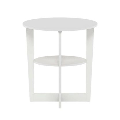 White, Side Table, Quality Build, Durable Wood Frame