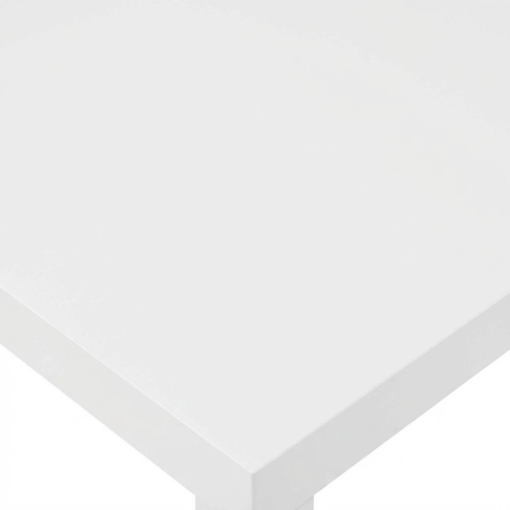 White, Side Table, Quality Build, Durable Wood Frame