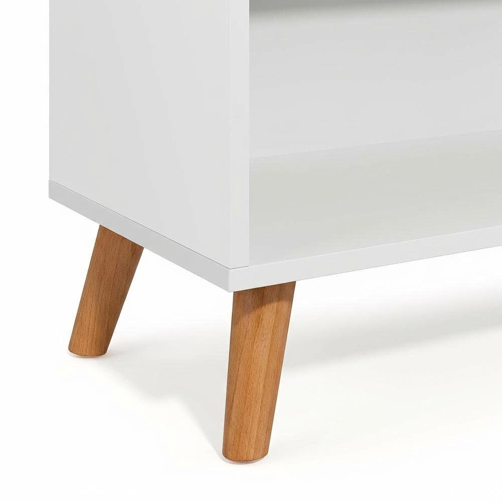 Bookshelf with Engineered Wood Finish for Home Office and Living Room