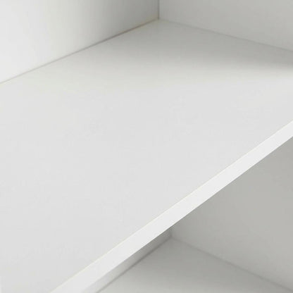 Wooden Bookcase with Adjustable Shelves for Living Room and Office