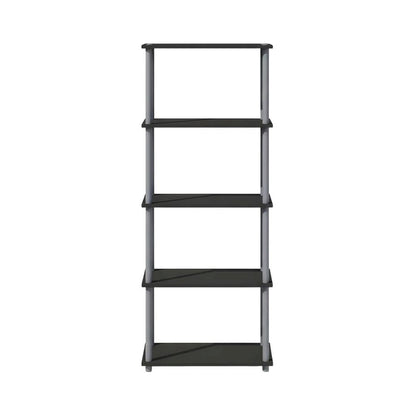 Wooden bookcase with modern design, sturdy construction, and ample storage space