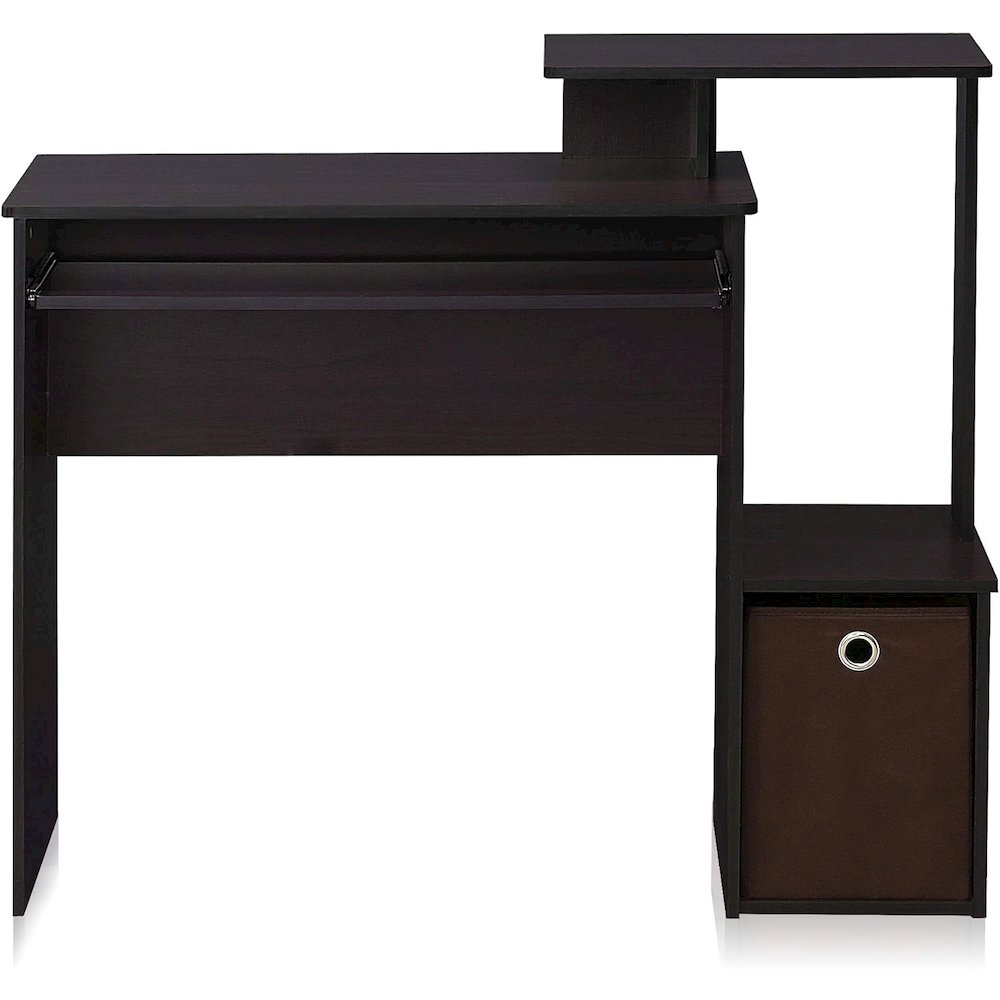 Brown Wooden Office Desk with Storage, Writing Desk and Study Desk Design