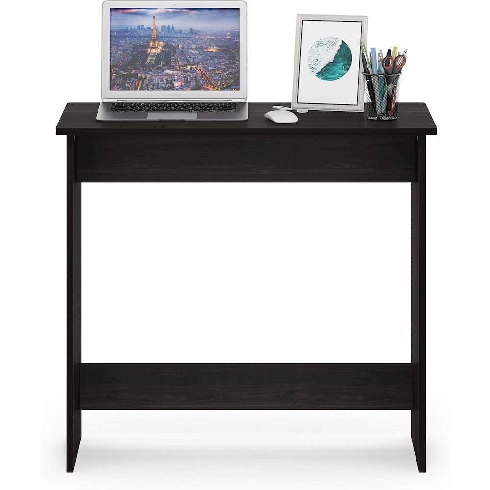 Black Wooden Office Desk with Storage, Writing Desk and Study Desk Design