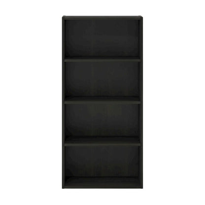 Wooden bookcase with sleek design for modern home decor