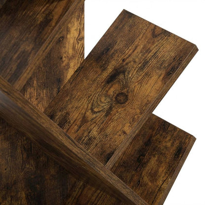 Wood Bookcase with Sturdy Construction and Elegant Finish