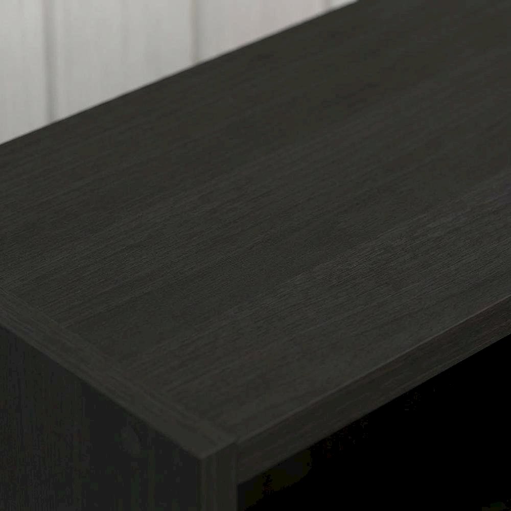 Wooden bookcase with sleek design for modern home decor
